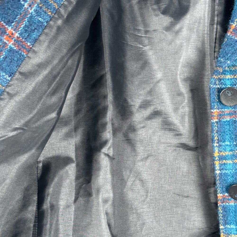 Pendleton Wool Mohair Blend Tweed Jacket Peacoat … - image 5